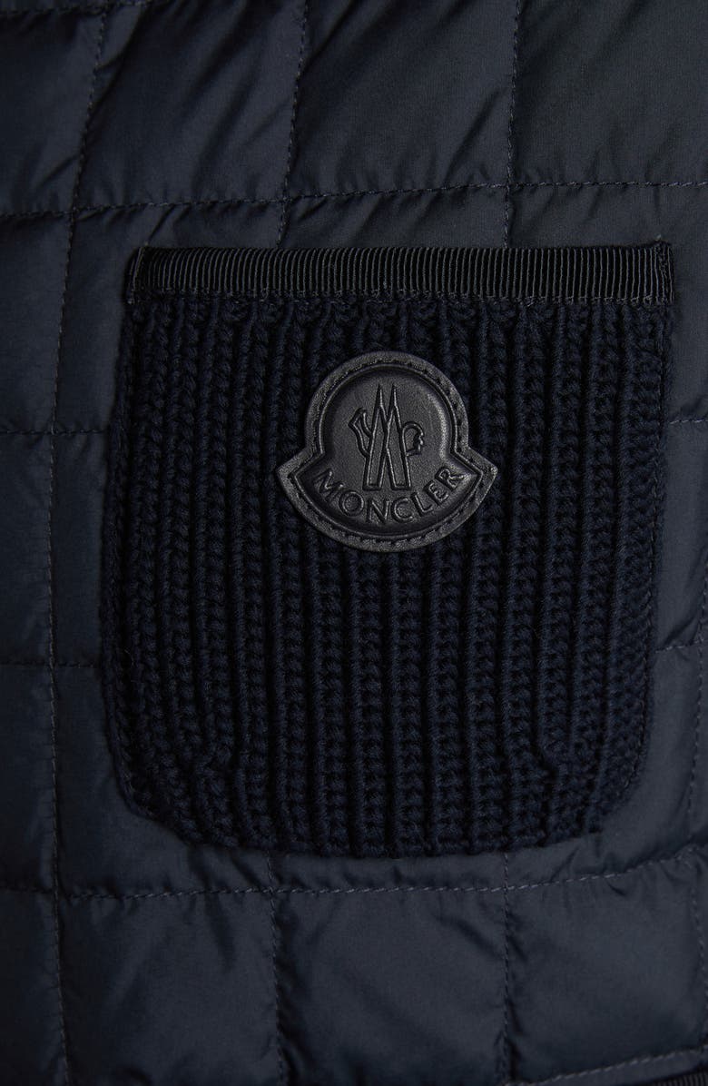 Moncler Box Quilted Down Vest, Alternate, color,