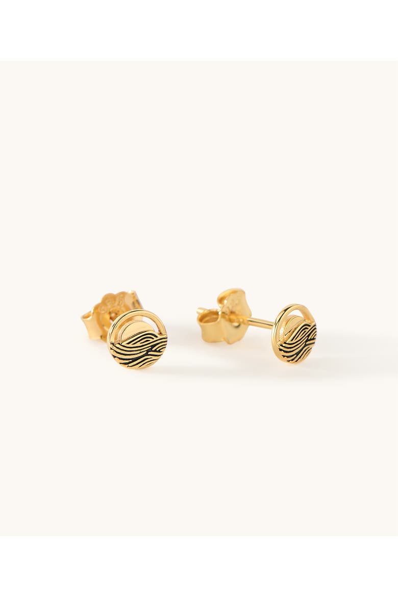 The Soma Sunset Stud Earrings, Main, color, Gold