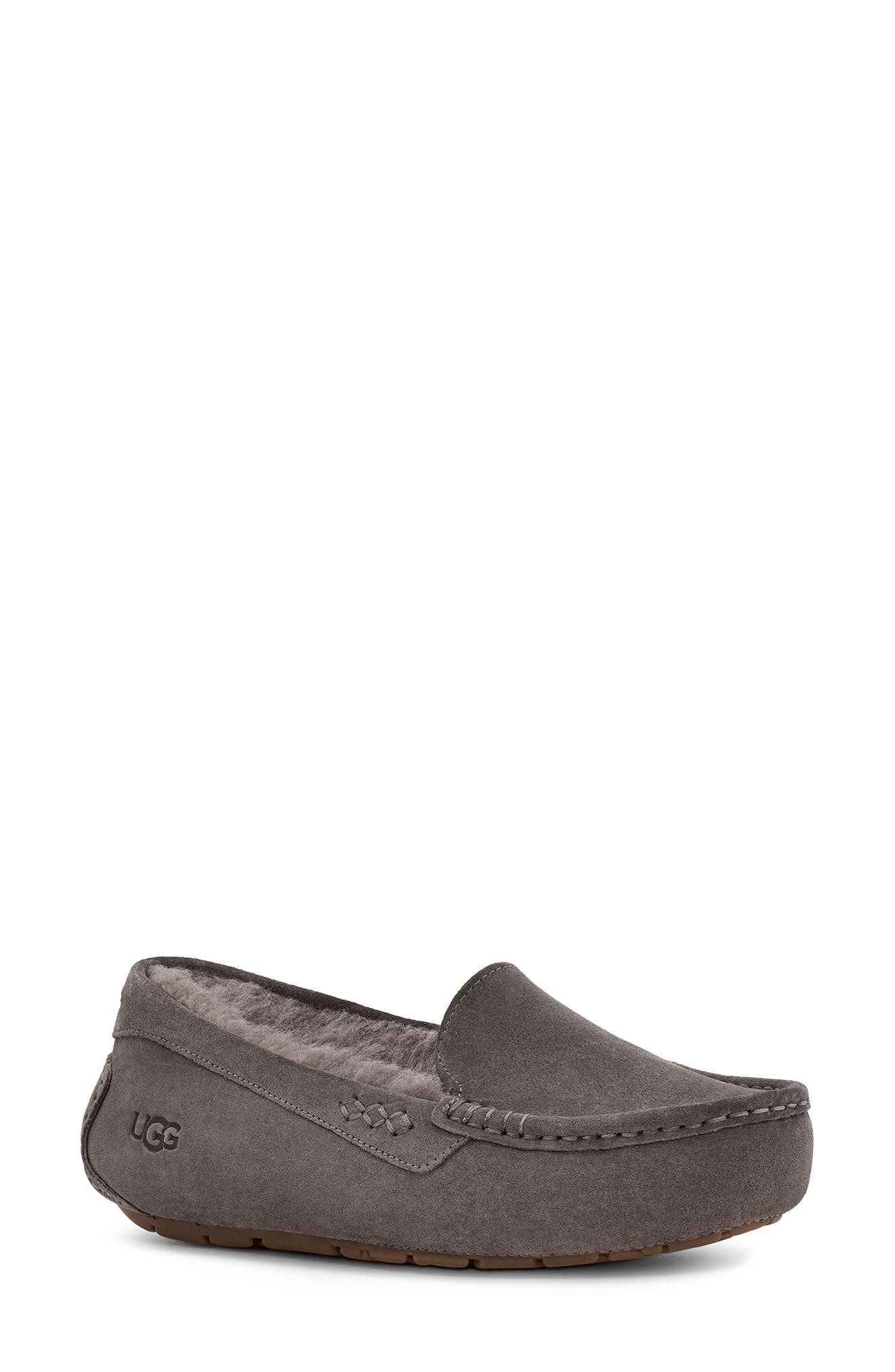 Ansley Water Resistant Slipper, Main, color, THUNDER CLOUD