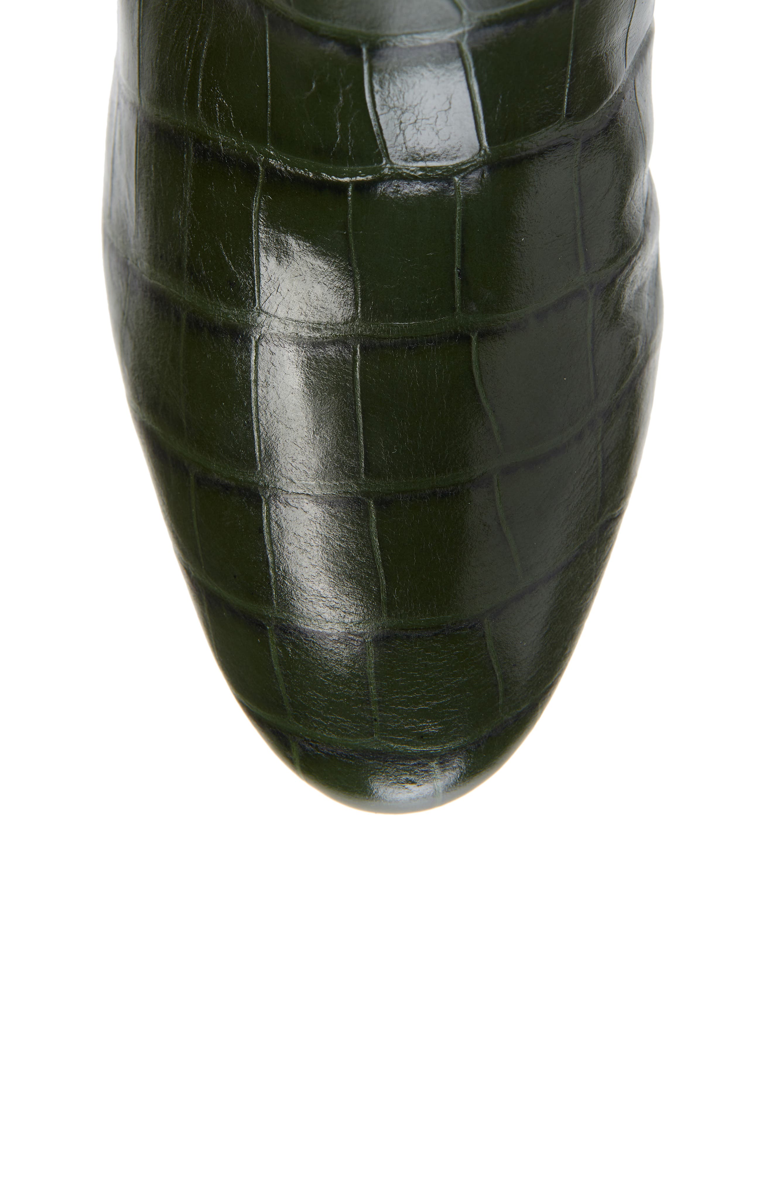 Loeffler Randall Goldy Knee High Boot, Alternate, color, Forest