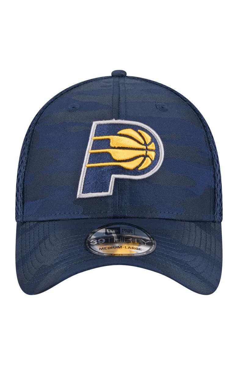 New Era Men's New Era  Navy Indiana Pacers Subtle Camo 39THIRTY Flex Hat, Alternate, color, 