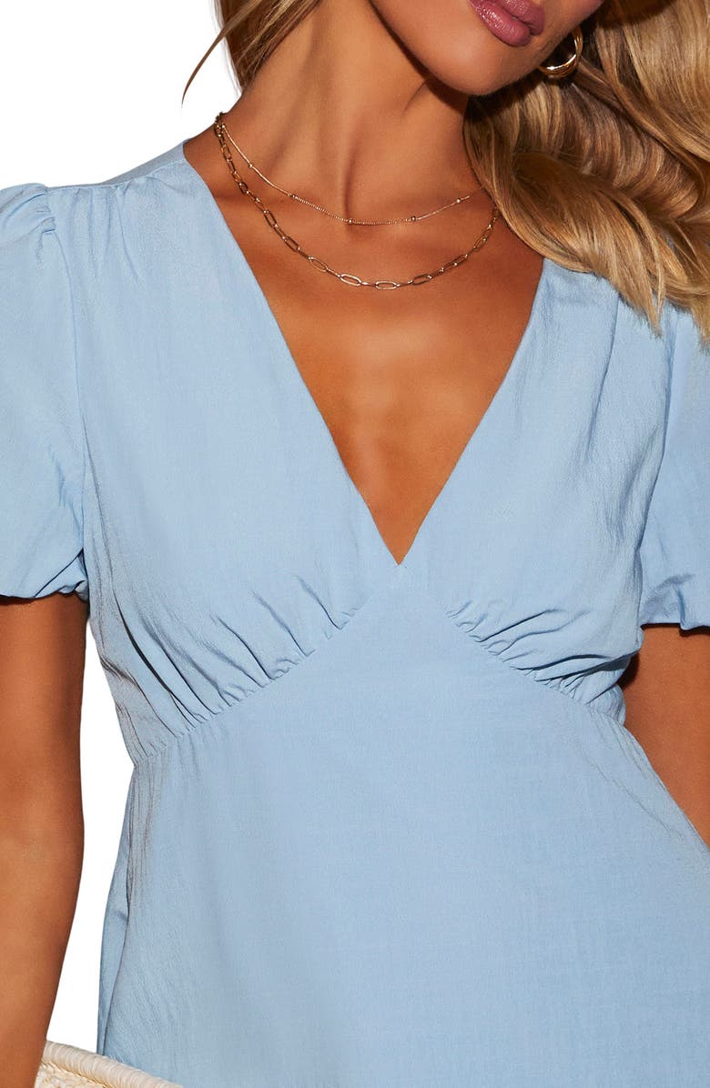 VICI Collection Maddy Bubble Sleeve Babydoll Minidress, Alternate, color, 