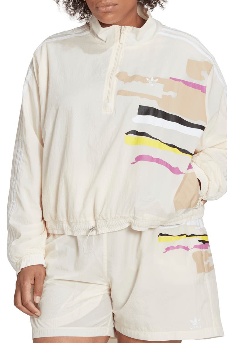x Thebe Magugu Track Top, Main, color, ECRU TINT