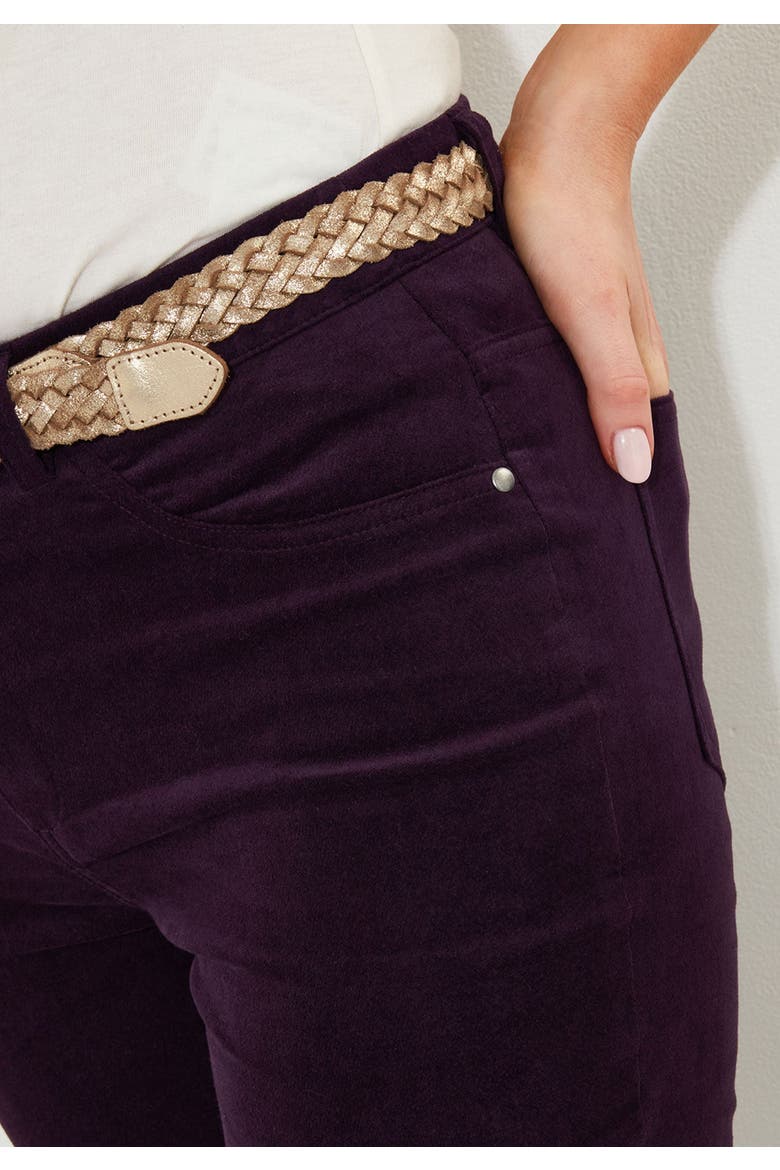 Moleskin Trouser, Alternate, color, PURPLE PENNANT