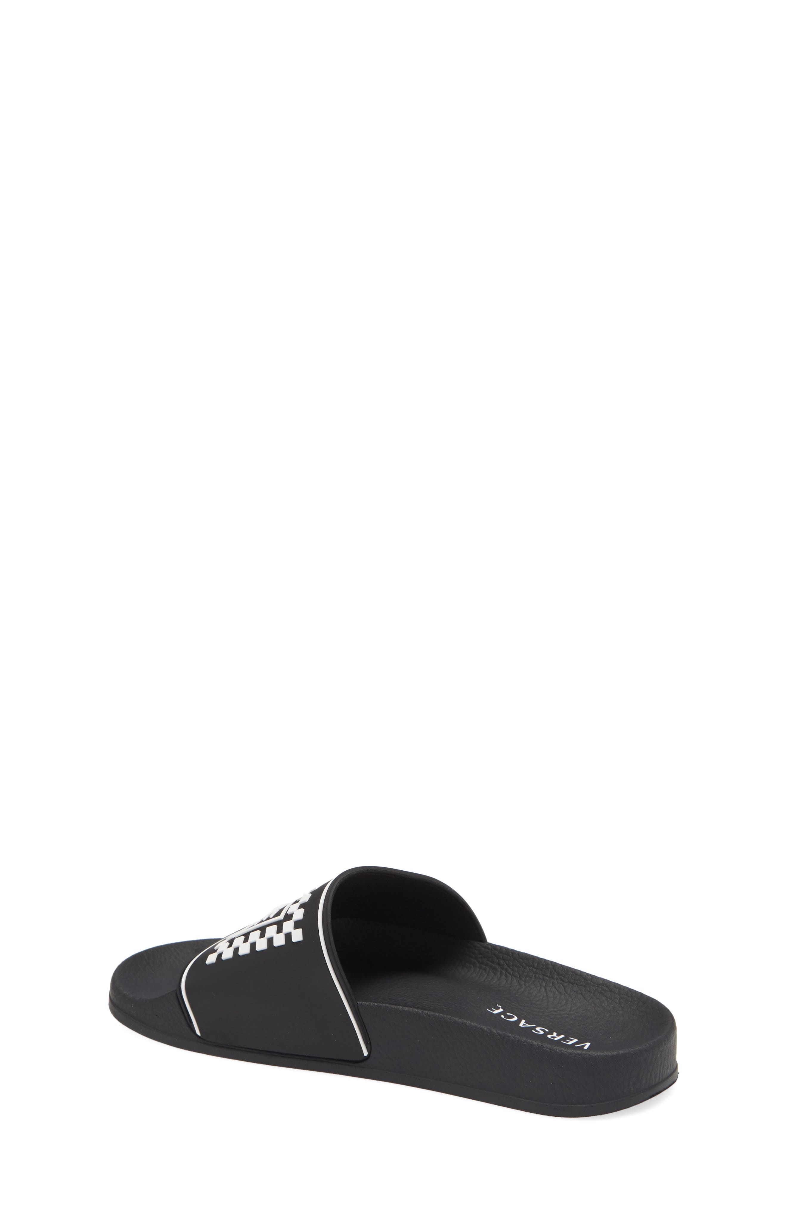 Versace First Line Slide Sandal, Alternate, color, 