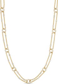 Bony Levy 18K Gold Varda Natural Diamond Tennis Necklace (Online Trunk Show)