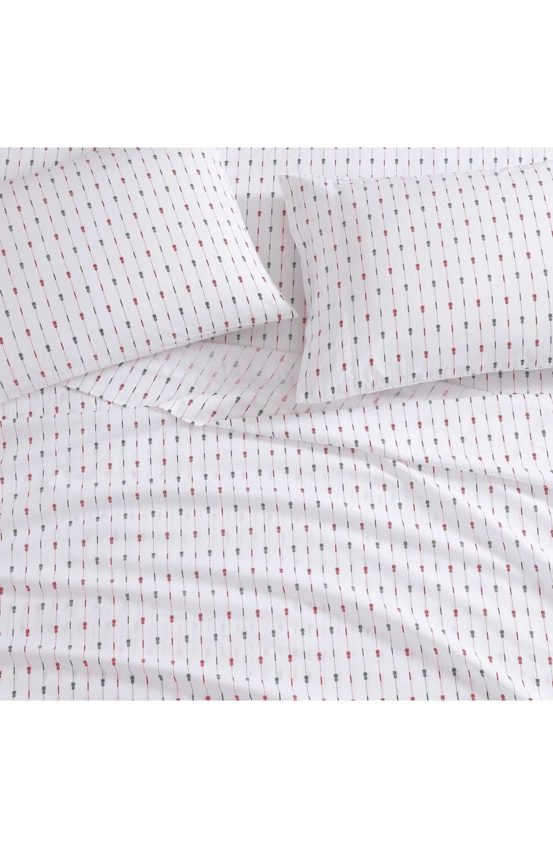 Tommy Bahama Pineapple Pinestripe Cotton Sateen Sheet Set, Alternate, color, 