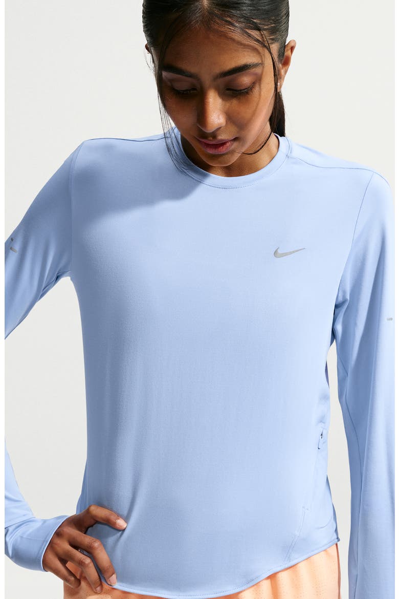 Swift Dri-FIT UV Running Top, Alternate, color, 468 ALUMINUM
