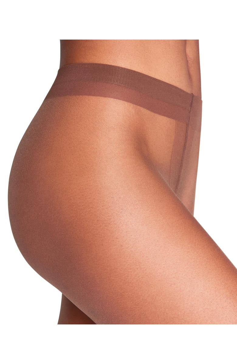 Falke Shelina Toeless 12 Denier Ultra Sheer Tights, Alternate, color, Espresso