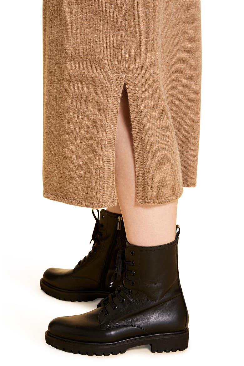 Galena Knit Midi Skirt, Alternate, color, BEIGE