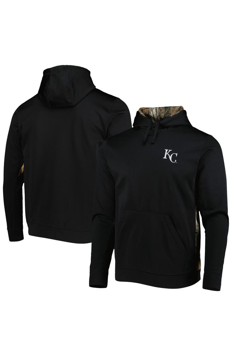 DUNBROOKE Men's Dunbrooke Black/Camo Kansas City Royals Ranger Pullover Hoodie, Main, color, Black