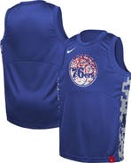 Nike Youth Nike  Royal Philadelphia 76ers Courtside Starting Five Team Jersey