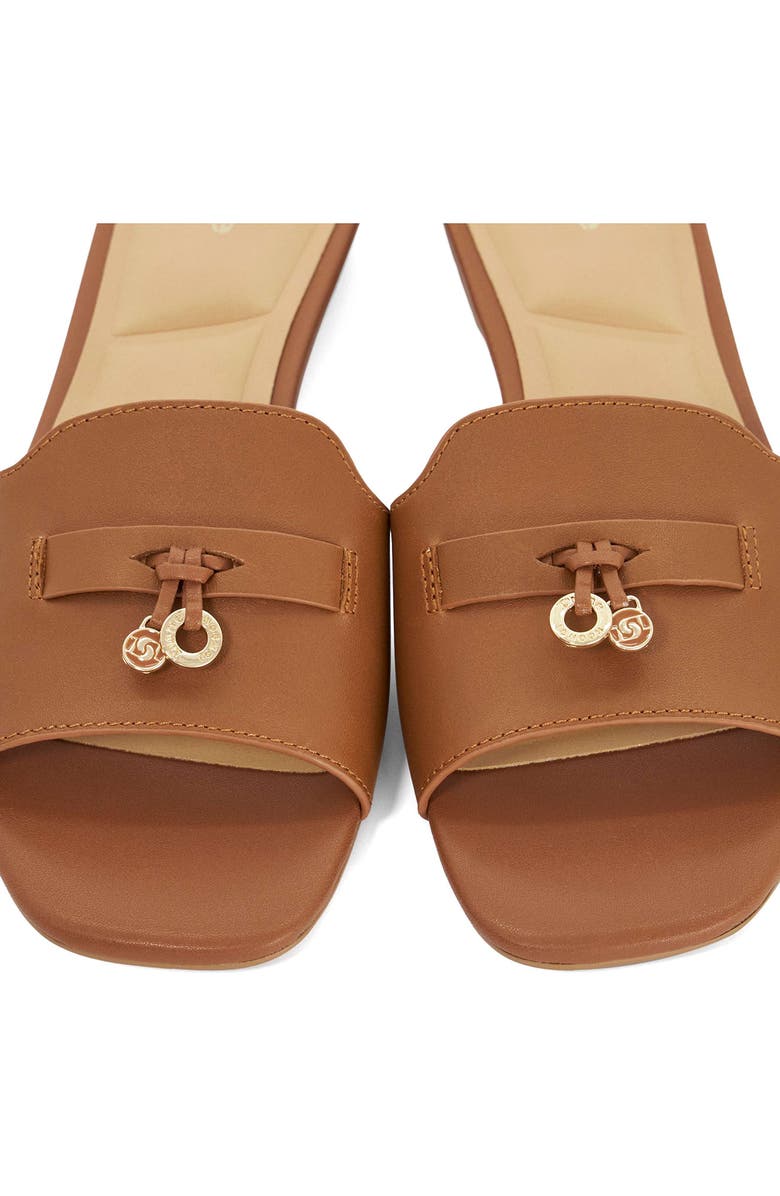 Dune London Lindo Slide Sandal, Alternate, color, Tan