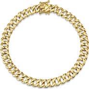 Anita Ko 18k Gold Curb Chain Bracelet