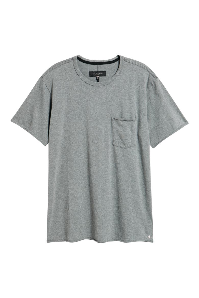 Miles Melange Pocket T-Shirt, Alternate, color, HEATHER CHARCOAL