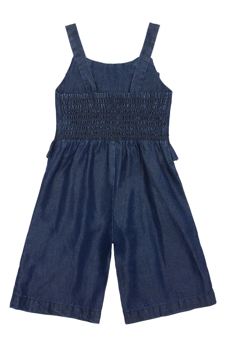 Habitual Girl Habitual Emerald Ruffle Jumpsuit, Alternate, color, 