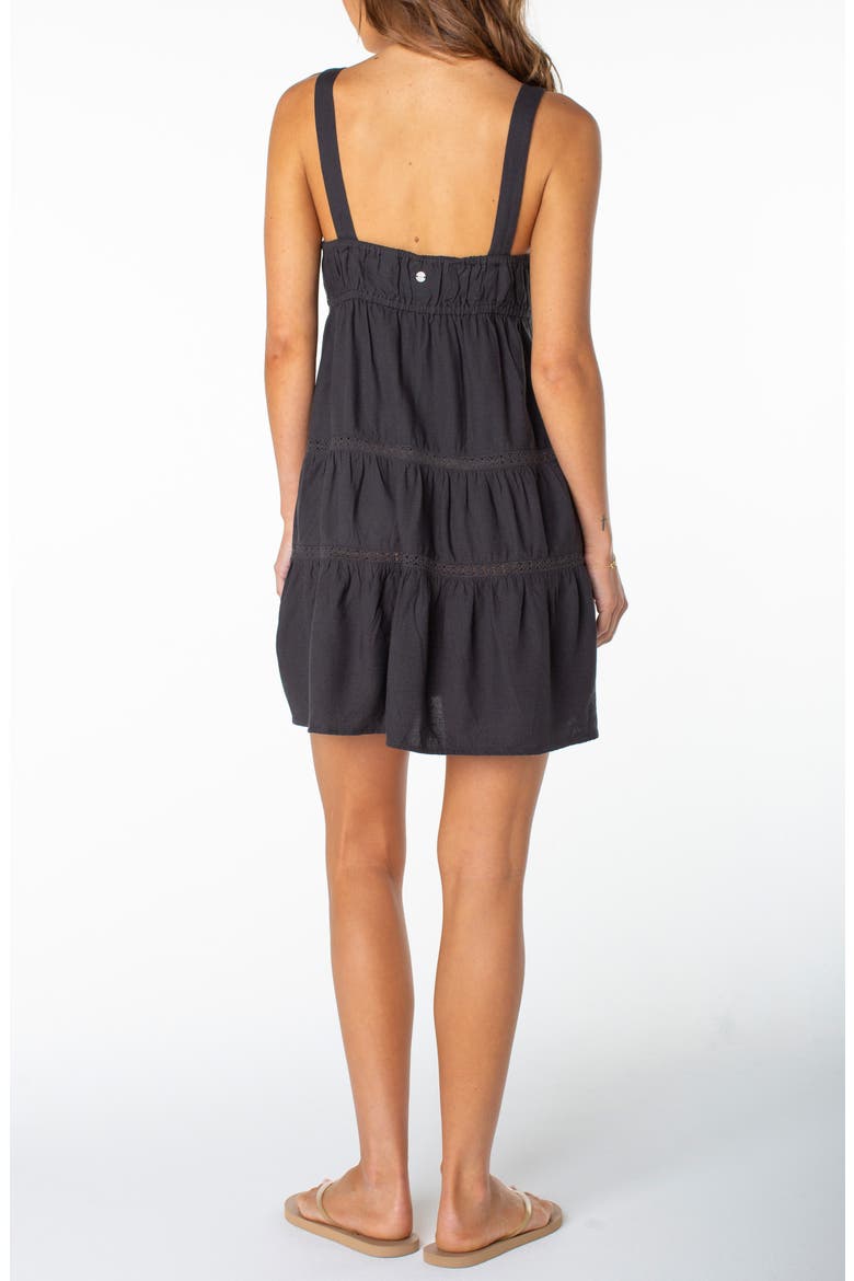 Layla Tiered Minidress, Alternate, color, PHANTOM