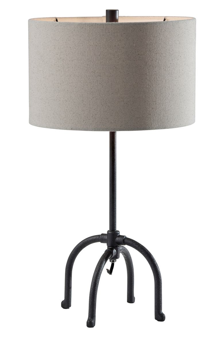 Silos Table Lamp, Main, color, BLACK