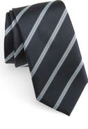 BOSS Stripe Silk Blend Tie