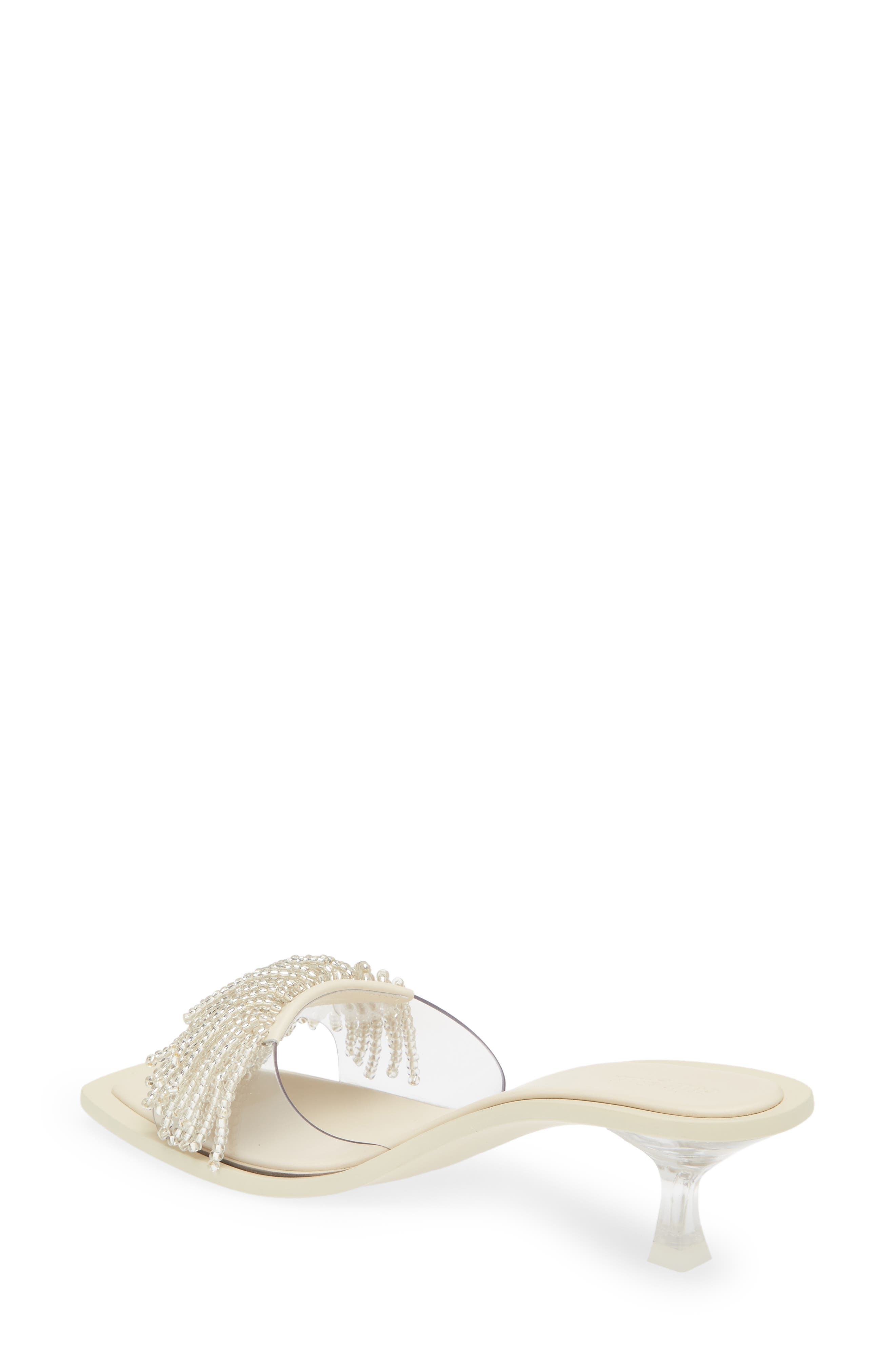 Cult Gaia Uma Beaded Fringe Sandal, Alternate, color, 