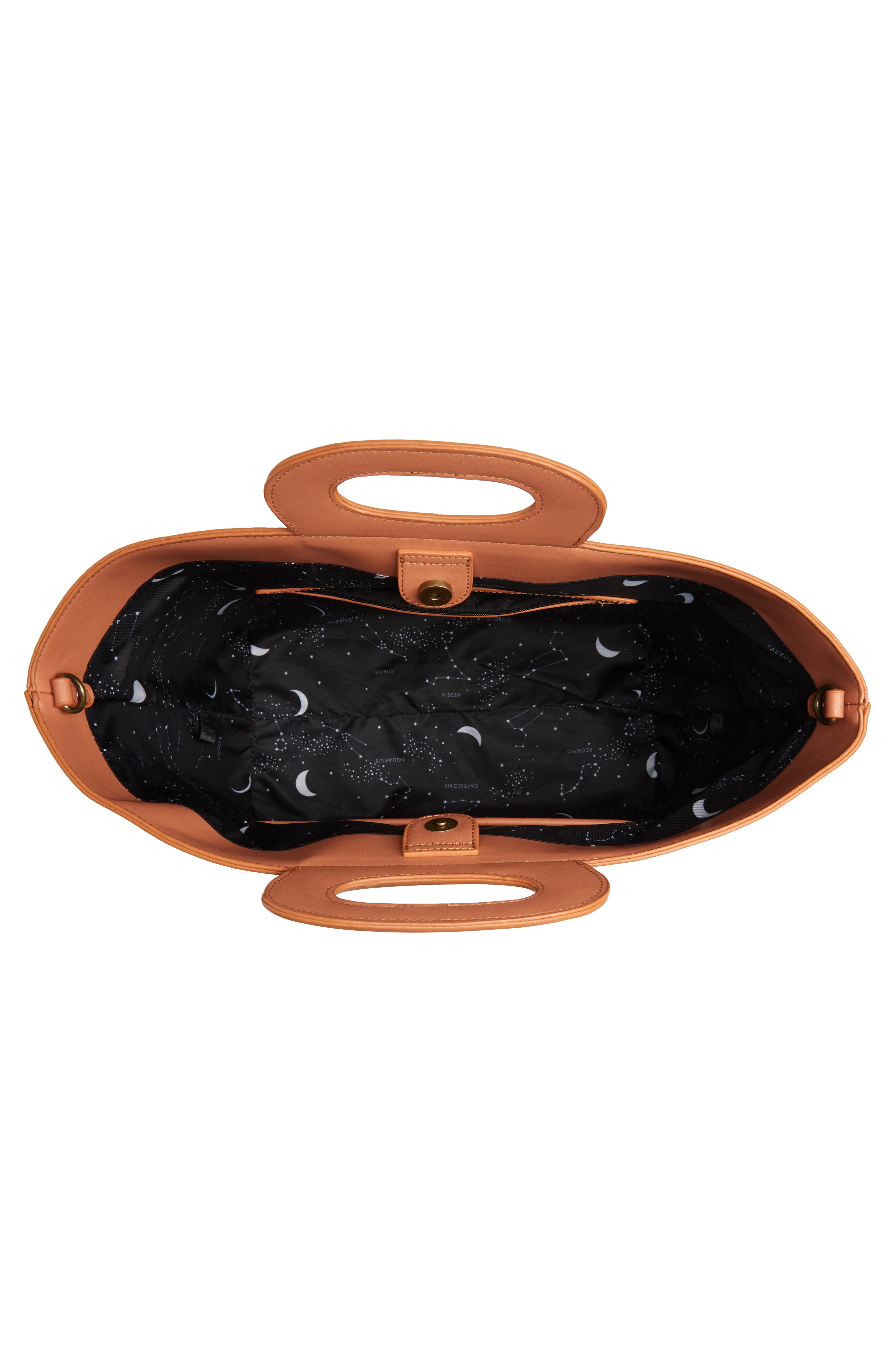 Malibu Skye Large Faux Leather Tote, Alternate, color, 