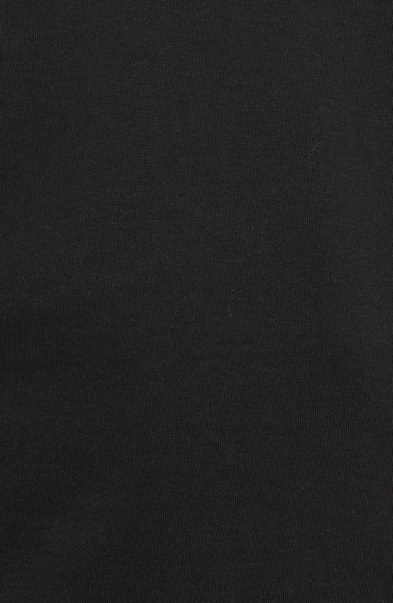 VERO MODA CURVE Elos Ruffle Cotton Henley T-Shirt, Alternate, color, 