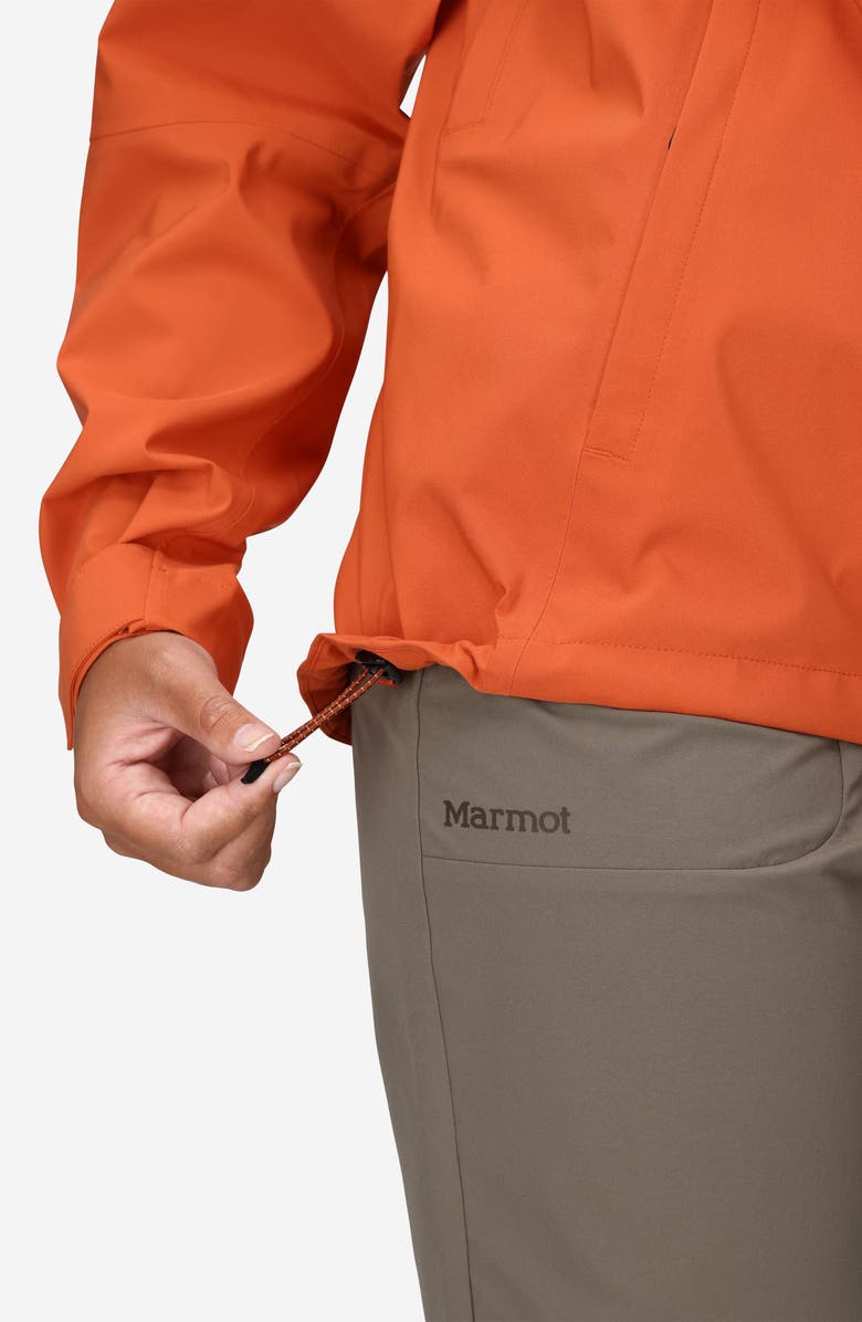 Marmot PreCip<sup>®</sup> Eco Pro Waterproof Hooded Jacket, Alternate, color, Ginger Blossom