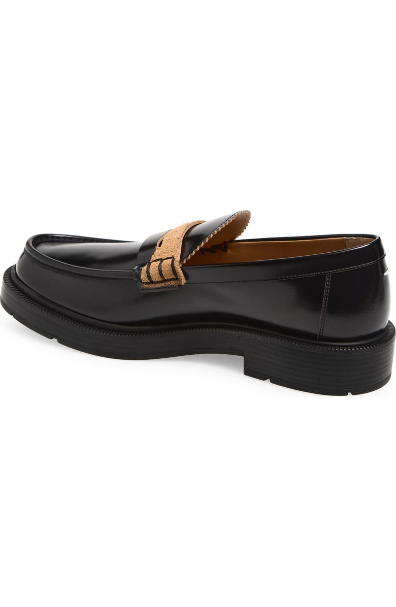 Maison Margiela Décortiqué Penny Loafer, Alternate, color, Black