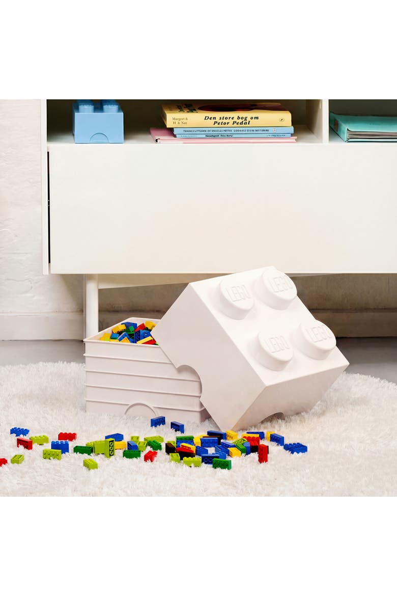 Storage Brick 4, White, Alternate, color, White