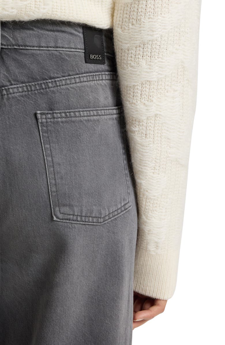 BOSS Crossroad Boyfriend Jeans, Alternate, color, Med Gy