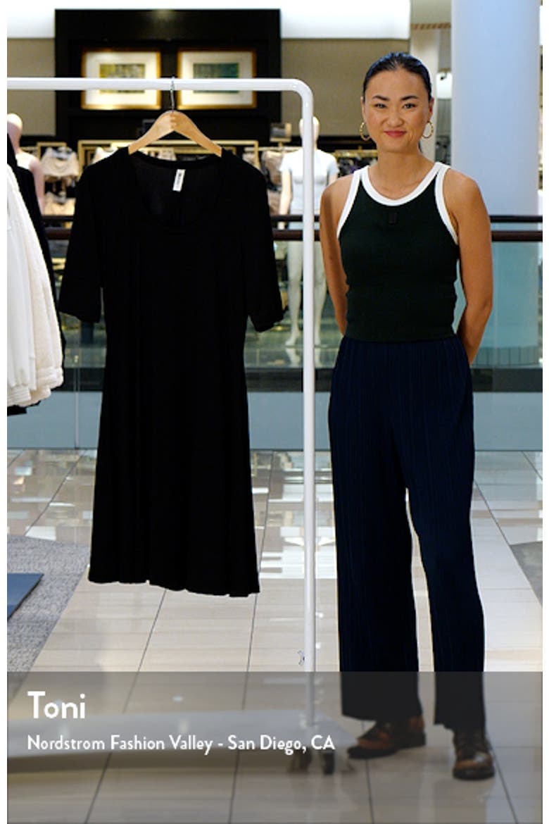 Scoop Neck Jersey Dress video