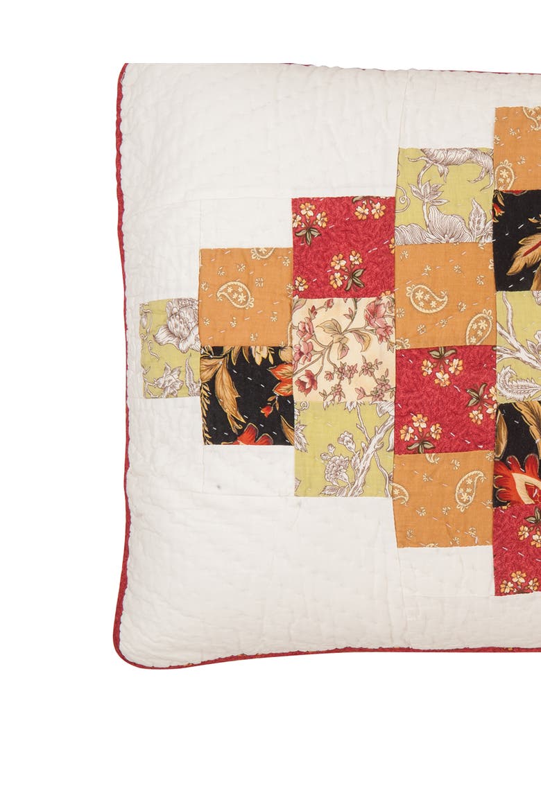 Colleen Cotton Standard Pillow Sham, Alternate, color, White