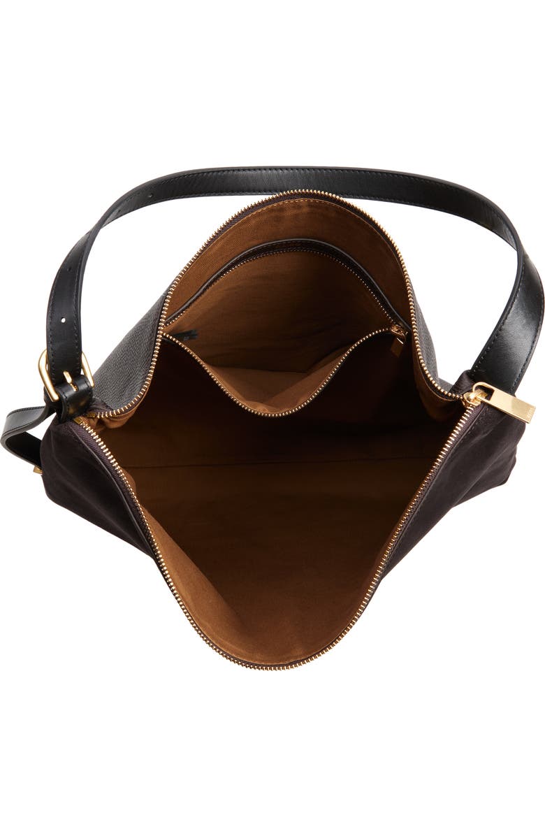 Reiss Vigo Shoulder Bag, Alternate, color, Chocolate