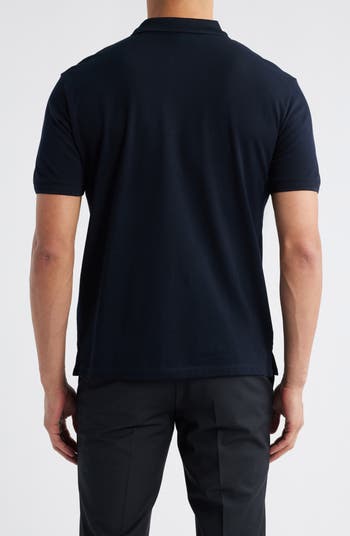 Embroidered Logo Trim Polo