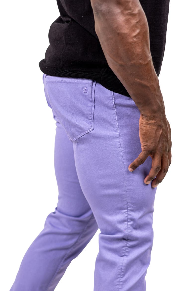 Marthyr Stretch Skinny Jeans, Alternate, color, PURPLE