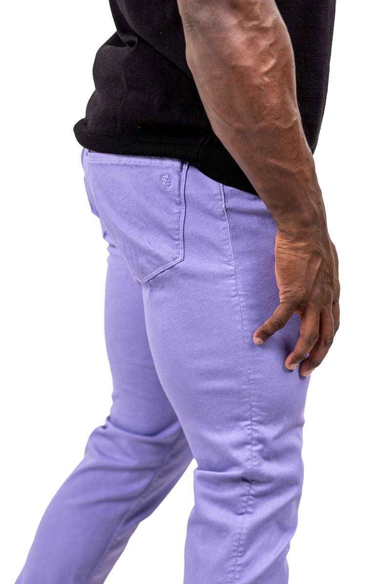 Maceoo Marthyr Stretch Skinny Jeans, Alternate, color, Purple