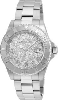 INVICTA Angel Crystal Dial Bracelet Watch, 40mm