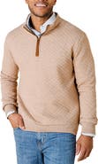 Hope & Henry Quilted Half Zip Pullover