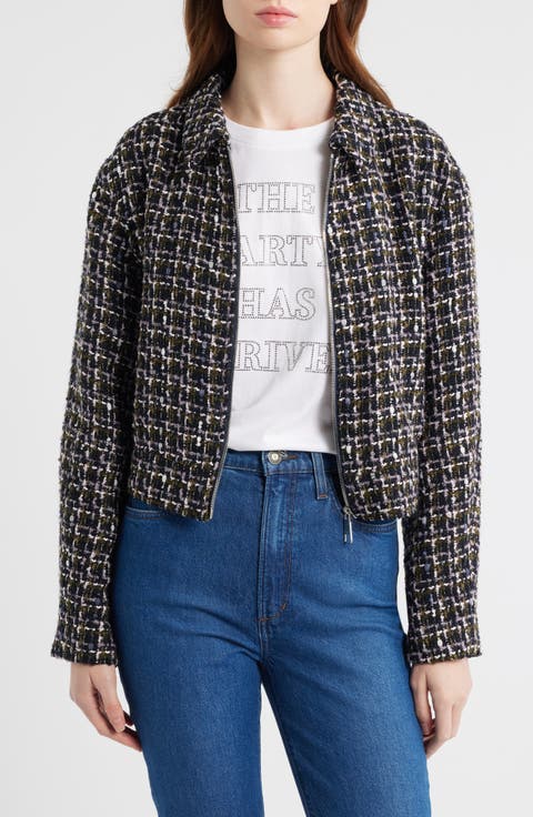 Jawedi Metallic Tweed Jacket