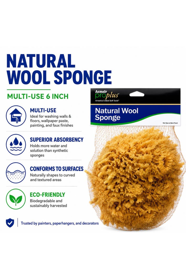 Natural Wool Sponge, Alternate, color, Multicolored