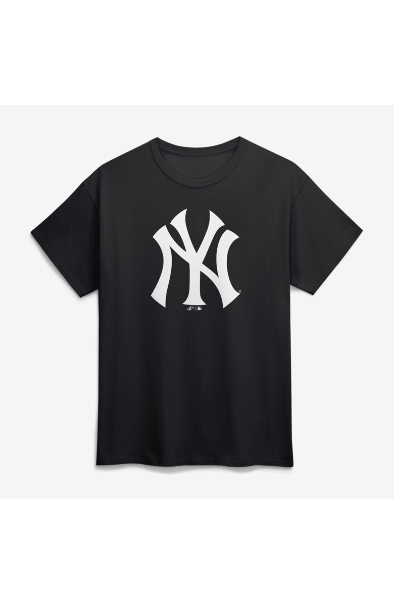 Logo Athletic Men's Logo Athletic Black New York Yankees Official Logo T-Shirt, Main, color, Black