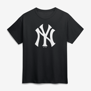 Logo Athletic Men's Logo Athletic Black New York Yankees Official Logo T-Shirt