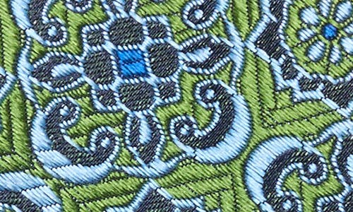 Ted Baker London Adelaide Float Medallion Silk Blend Tie In Green