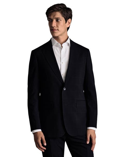 Windowpane Slim Fit Jacket