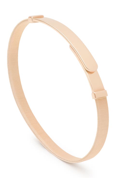 Masai Thin 18K Gold Coil Bangle
