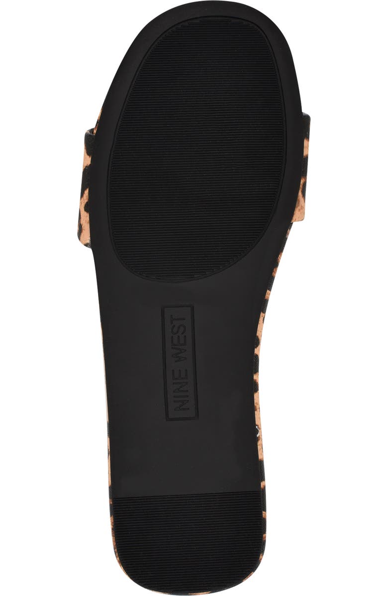 Nine West Lolipop Slide Sandal, Alternate, color, Dark Natural