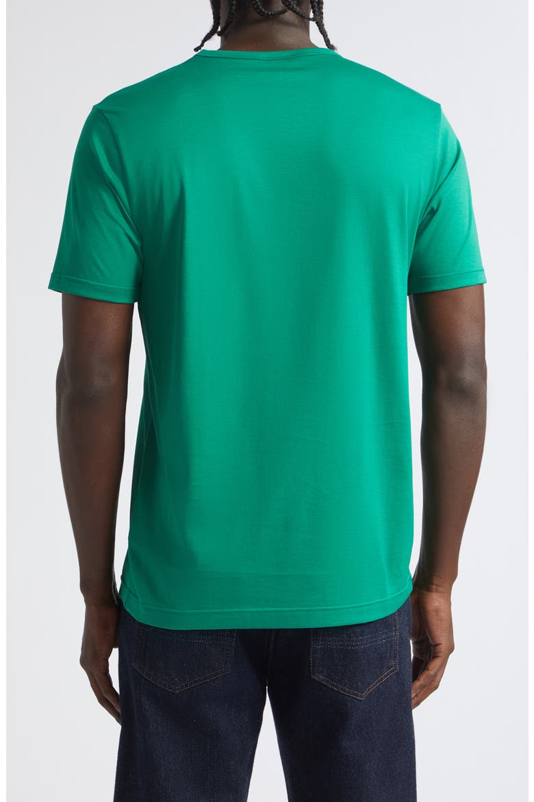 Cotton Crewneck T-Shirt, Alternate, color, BRIGHT GREEN26