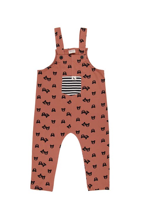 Organic Cotton Bear Print Jumpsuit (Baby)