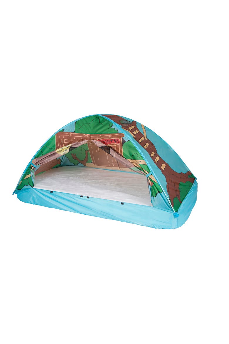 Full-Size Treehouse Bed Tent, Alternate, color, BLUE