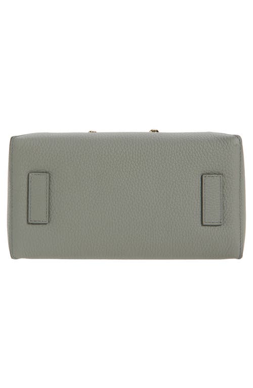 Strathberry Mosaic Grained Leather Top Handle Bag In Gray